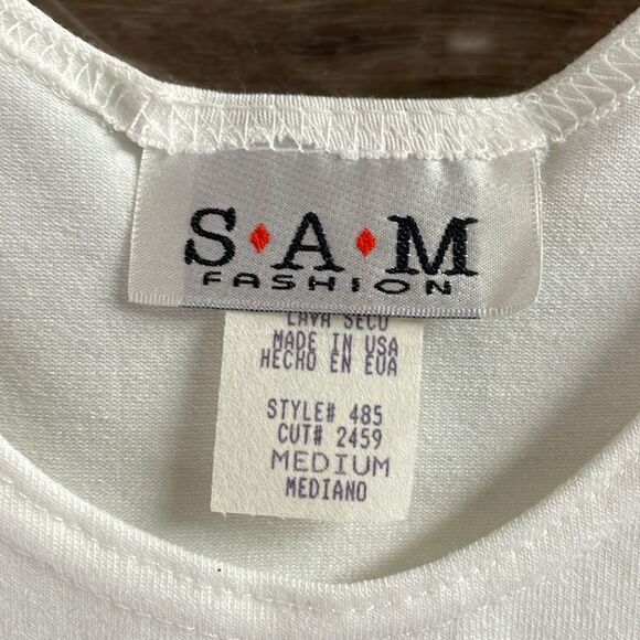 SAM Fashion White 2 Pc Lace Overlay Body Suit,Size Med,White,Lace Heart Overlay - Picture 8 of 11